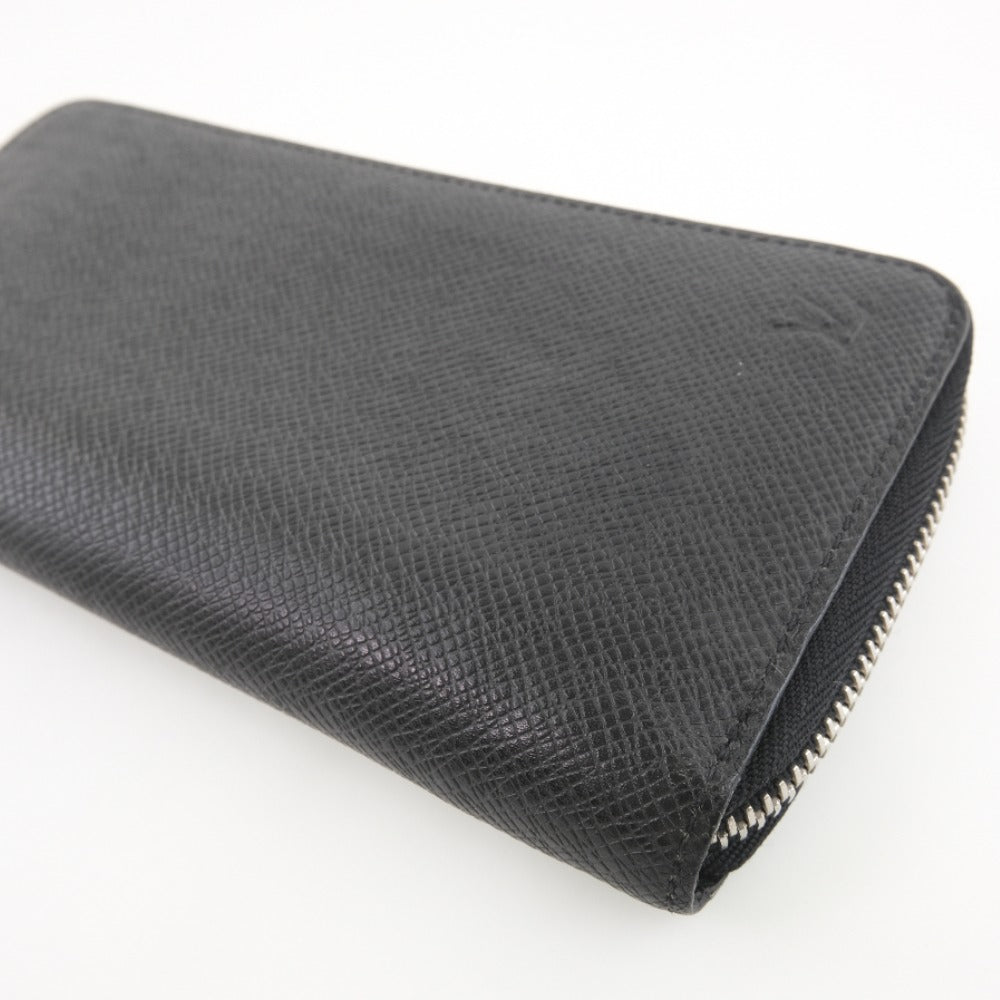 LOUIS VUITTON Long Wallet Purse M32822 Taiga black Zippy Wallet Vertical