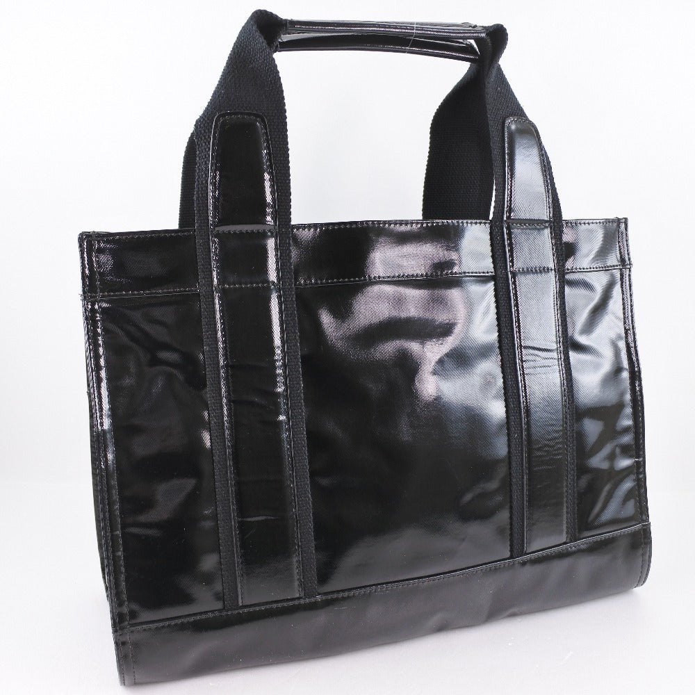 Tory Burch Handbag enamel black Women Used Authentic