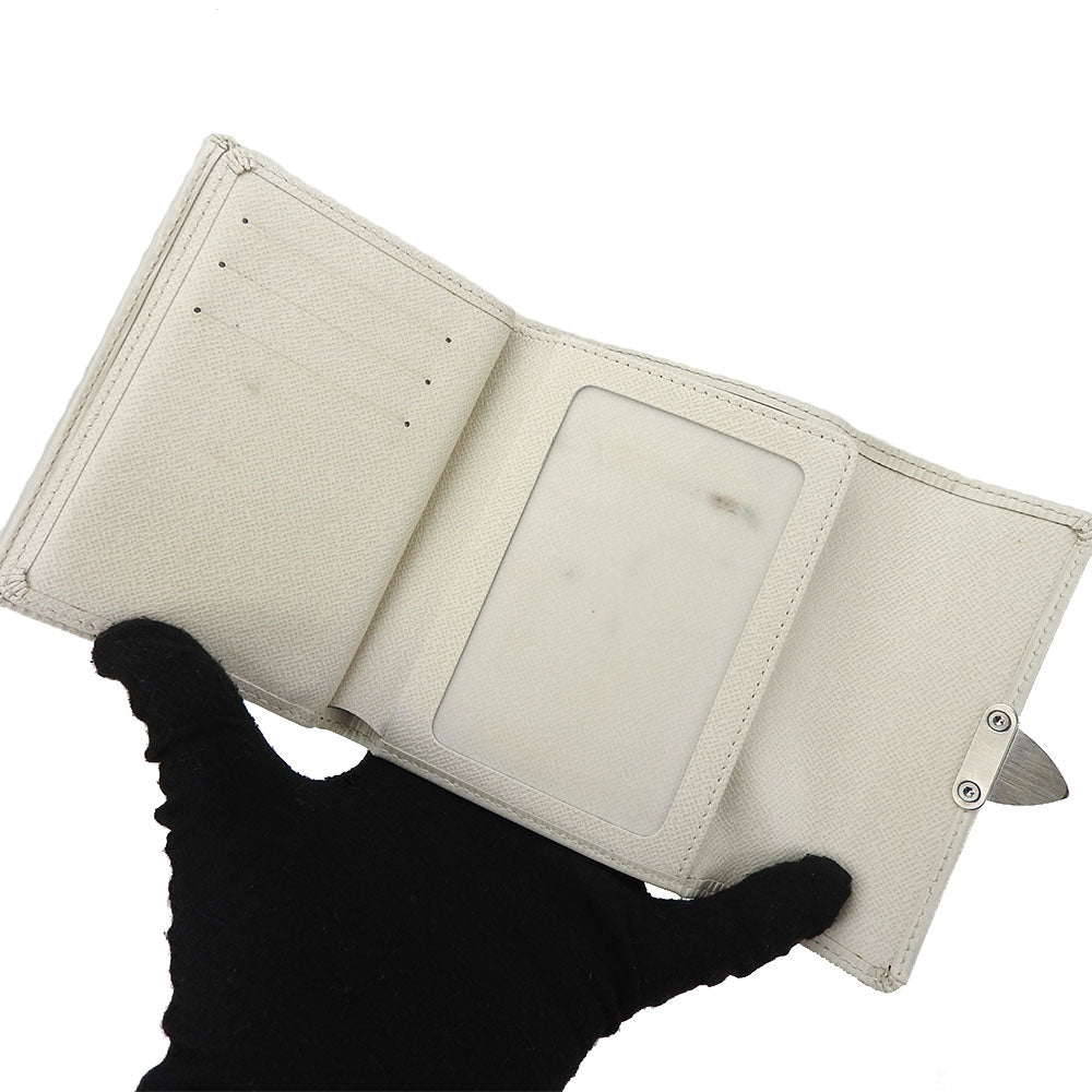 LOUIS VUITTON Tri-fold wallet M5801J Epi Leather white Portefeuille and Koala