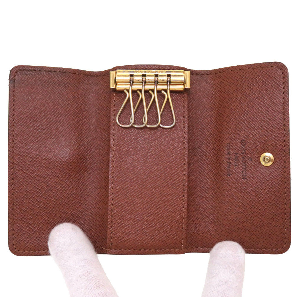 LOUIS VUITTON Key case Key holder M69517 Monogram canvas Brown Monogram Multicles4
