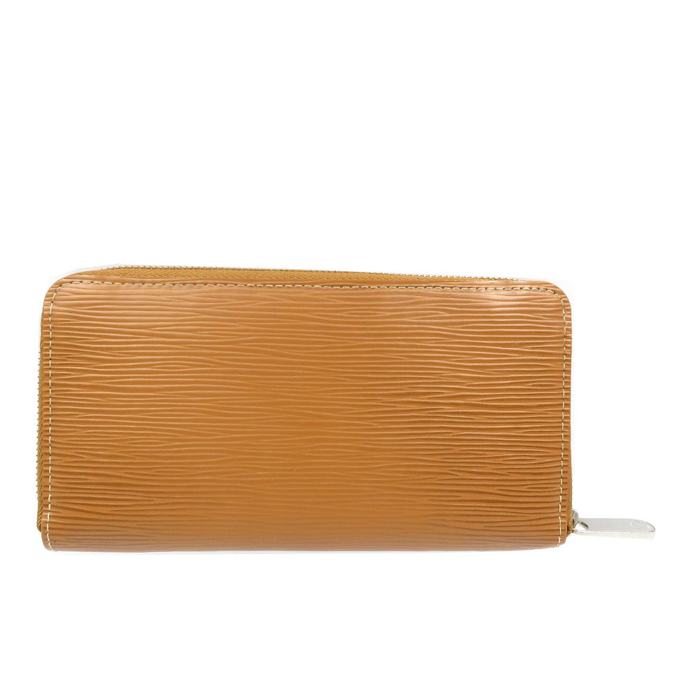 LOUIS VUITTON Long Wallet Purse Epi Leather Brown Epi Zippy wallet