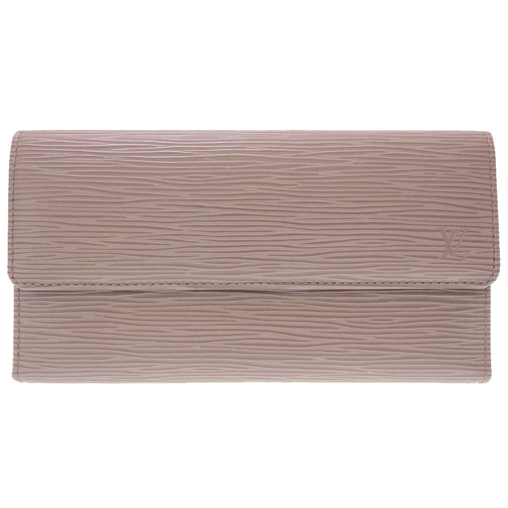 LOUIS VUITTON Long Wallet Purse M6338B Epi Leather lilac Epi Portefeuille International