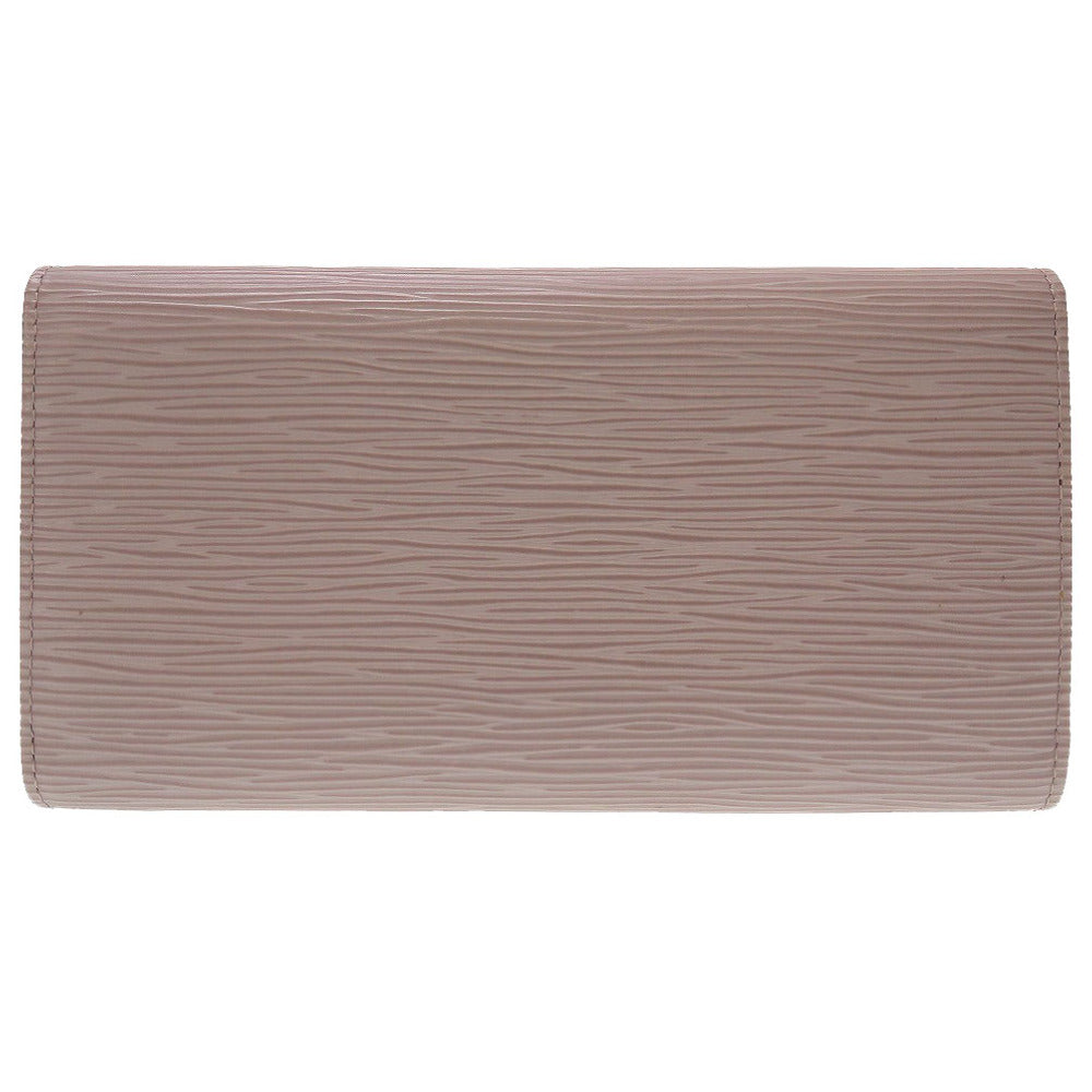 LOUIS VUITTON Long Wallet Purse M6338B Epi Leather lilac Epi Portefeuille International
