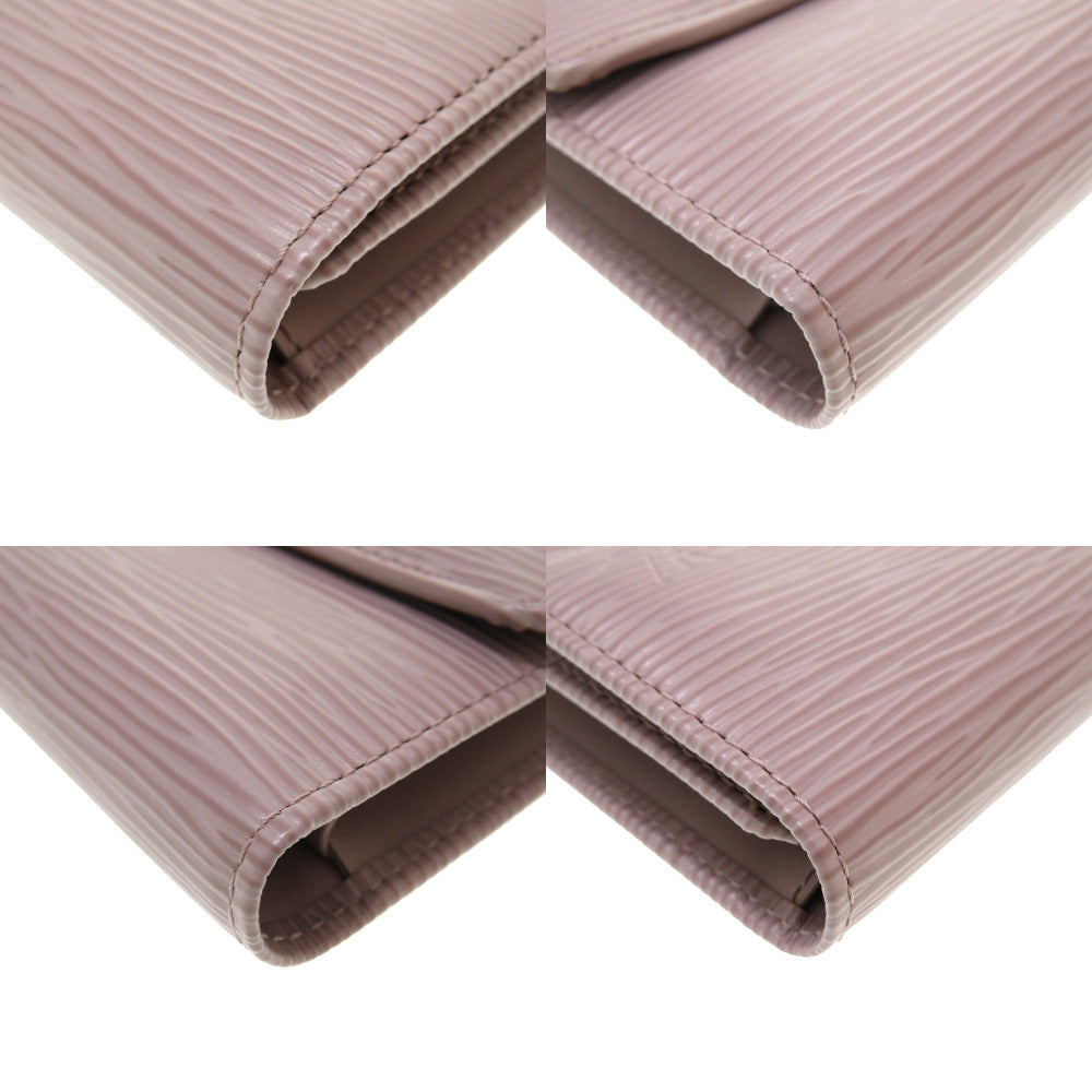 LOUIS VUITTON Long Wallet Purse M6338B Epi Leather lilac Epi Portefeuille International