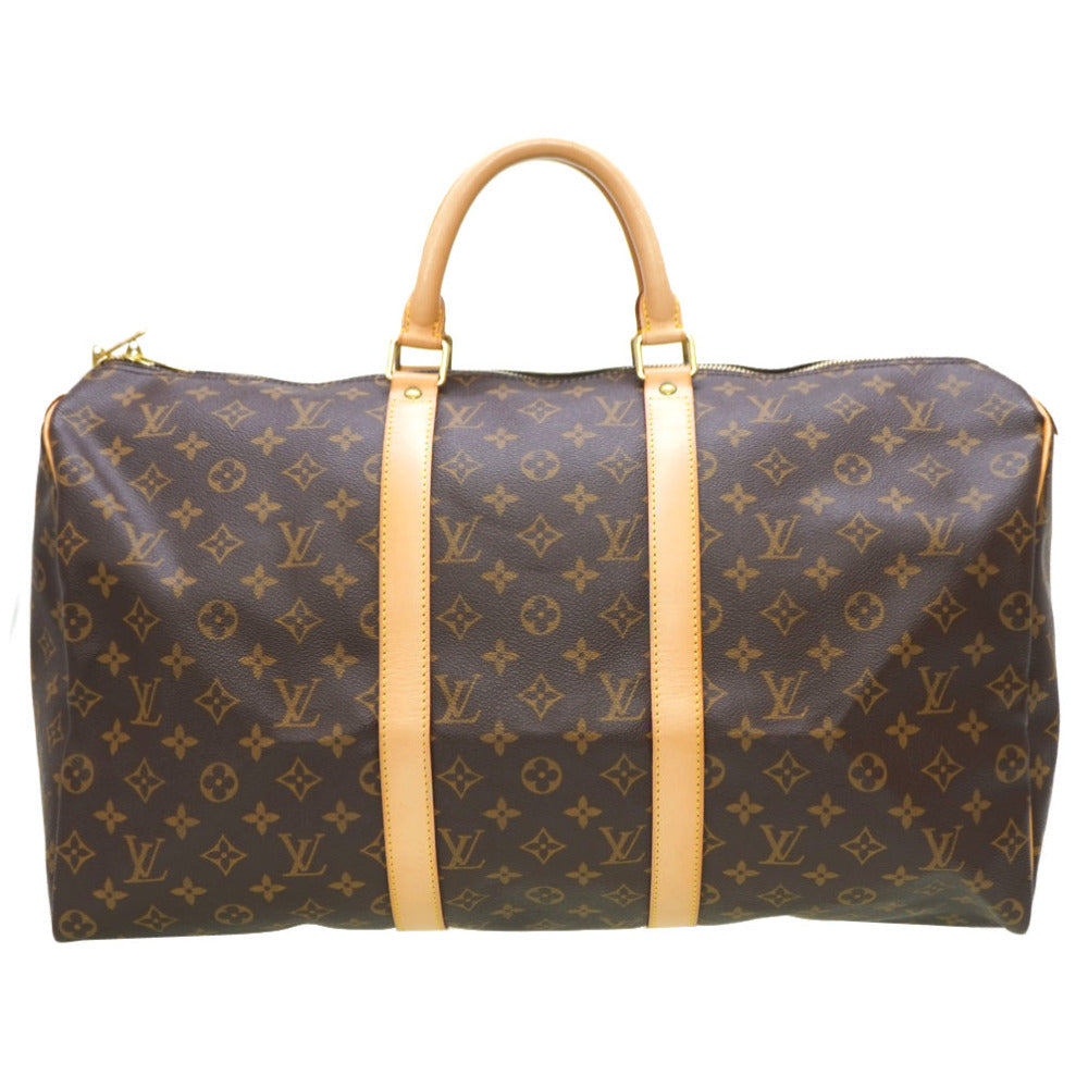LOUIS VUITTON Handbag M41426 Monogram canvas Brown Monogram Keepall 50 Women Used Authentic