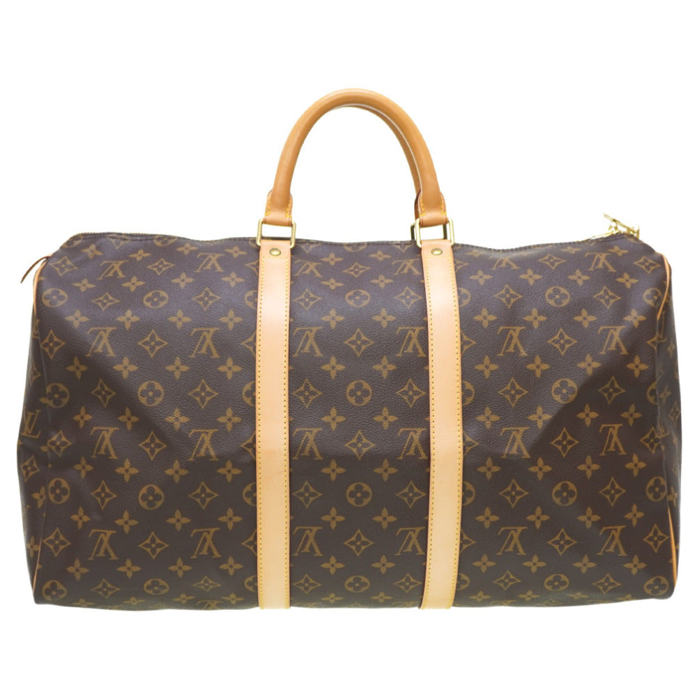 LOUIS VUITTON Handbag M41426 Monogram canvas Brown Monogram Keepall 50 Women Used Authentic