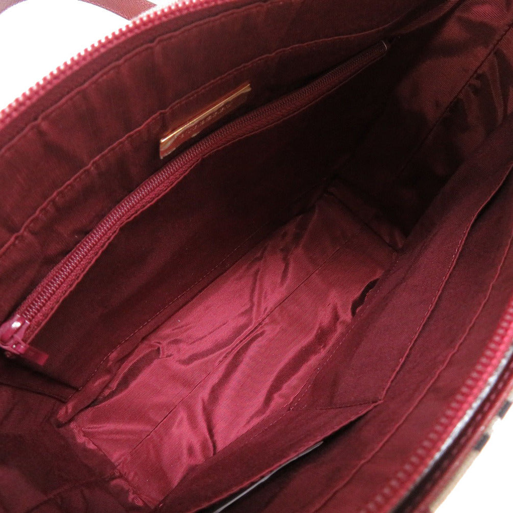 BURBERRY Handbag canvas beige check