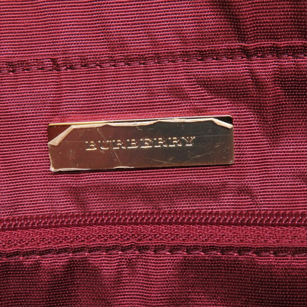 BURBERRY Handbag canvas beige check