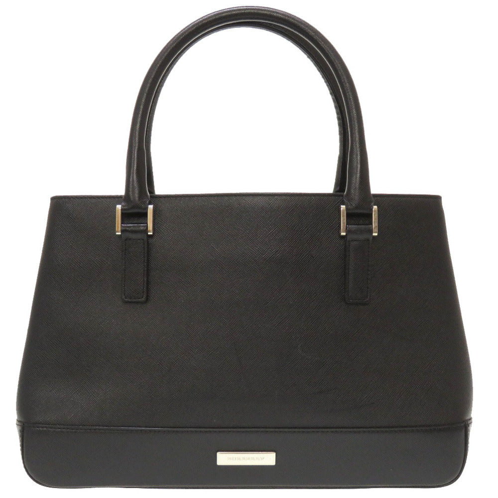 BURBERRY Handbag leather black Check Pattern