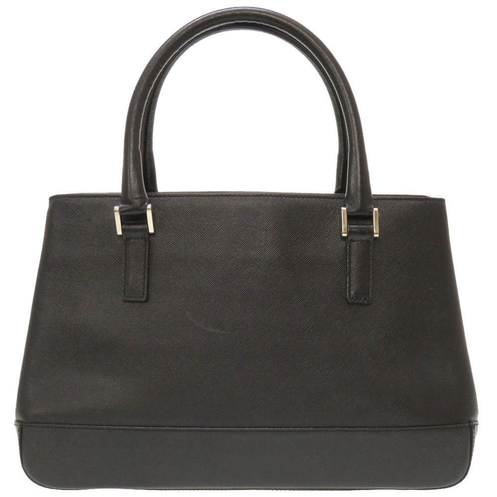BURBERRY Handbag leather black Check Pattern