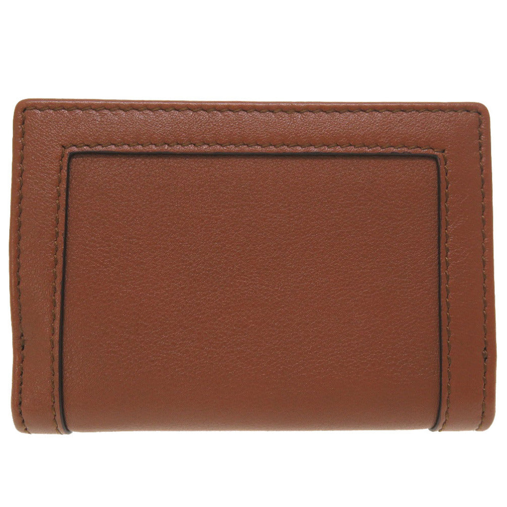 GUCCI Tri-fold wallet 658633 Bamboo Brown Diana medium mens Used Authentic