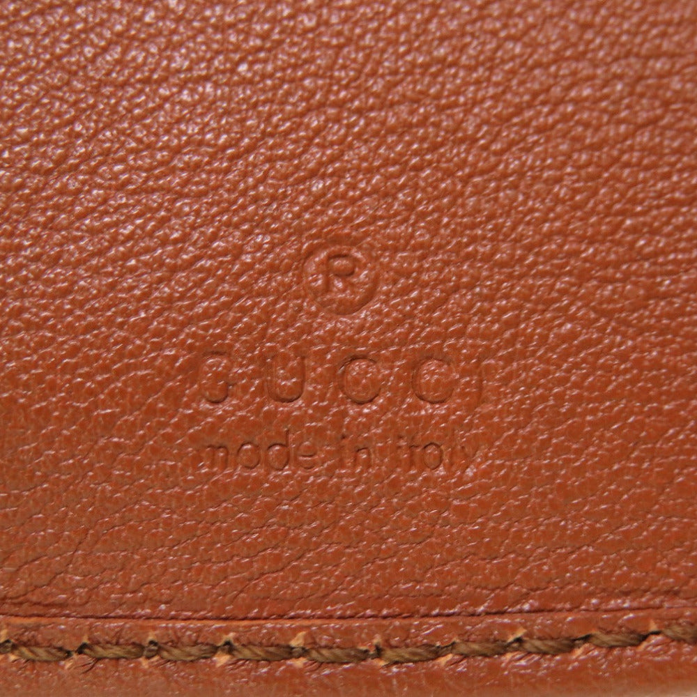 GUCCI Tri-fold wallet 658633 Bamboo Brown Diana medium mens Used Authentic