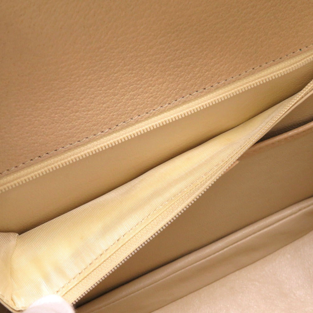GUCCI Handbag Bamboo beige 2WAY Women Used Authentic