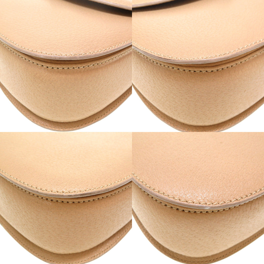 GUCCI Handbag Bamboo beige 2WAY Women Used Authentic