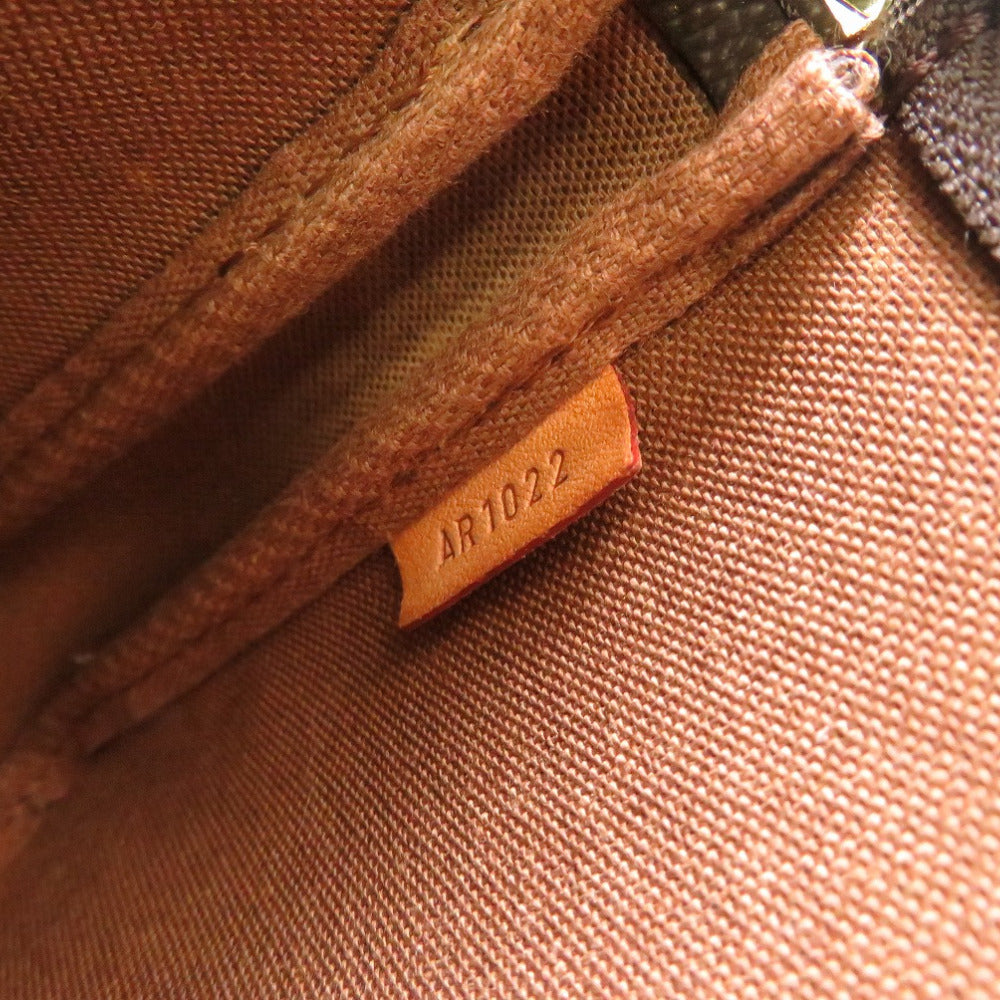 LOUIS VUITTON Pouch M51980 Monogram canvas Brown Monogram Pochette Accessories Women Used Authentic
