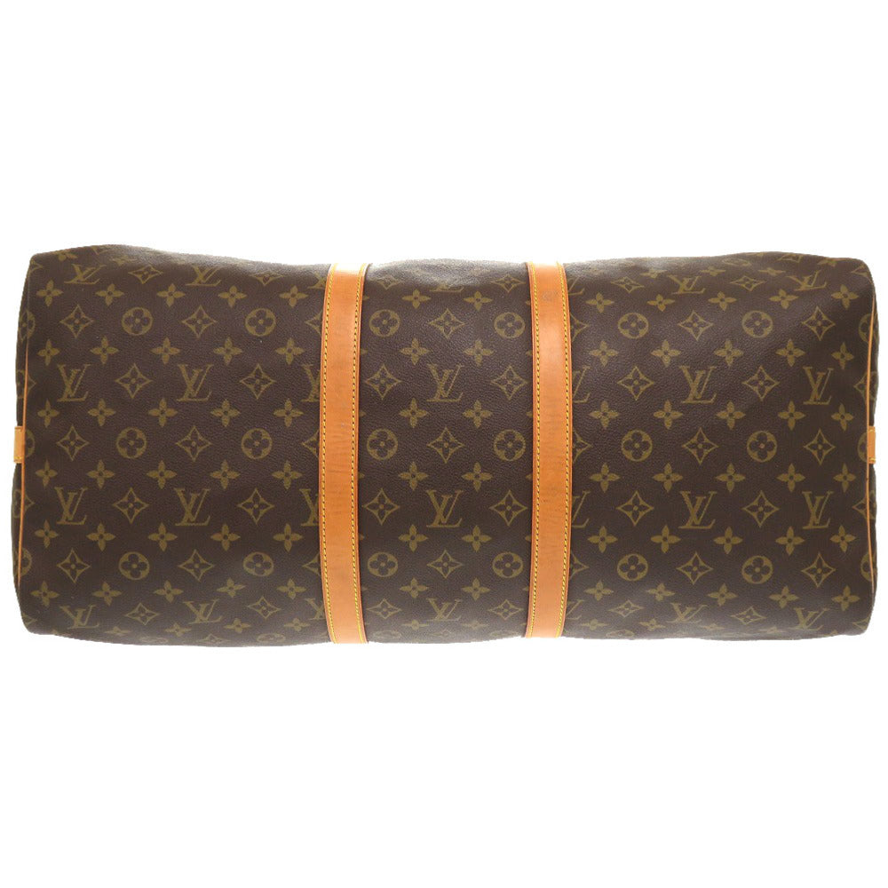 LOUIS VUITTON Boston Duffel bag M41414 Monogram canvas Brown Monogram Keepall bandouliere55 mens Used Authentic