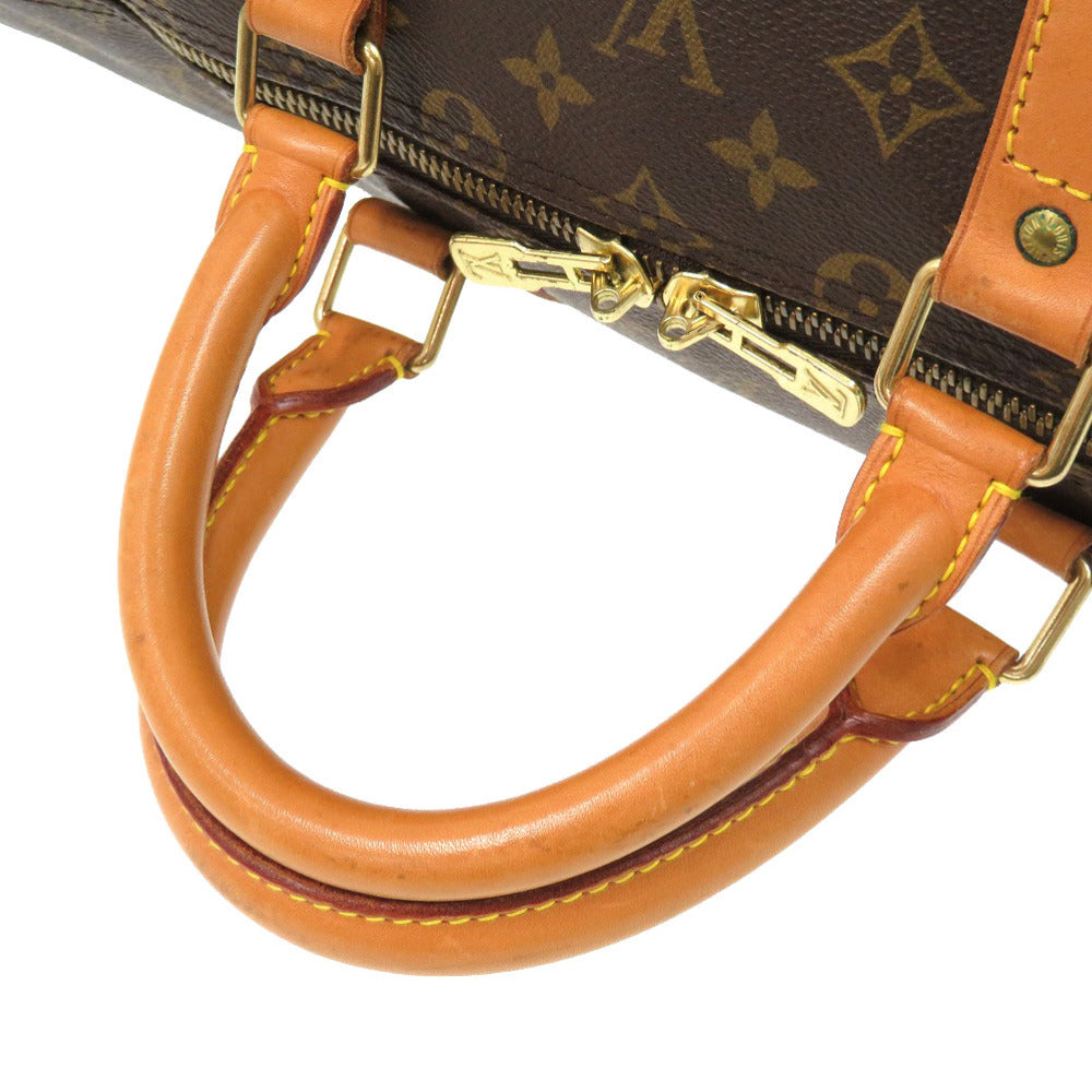 LOUIS VUITTON Boston Duffel bag M41414 Monogram canvas Brown Monogram Keepall bandouliere55 mens Used Authentic