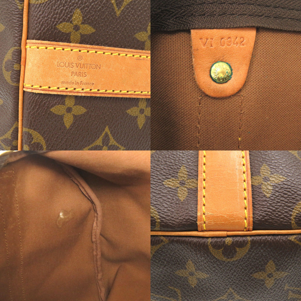 LOUIS VUITTON Boston Duffel bag M41414 Monogram canvas Brown Monogram Keepall bandouliere55 mens Used Authentic