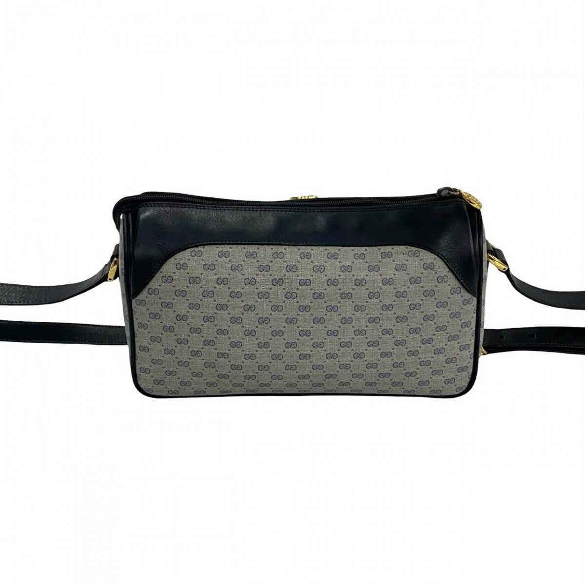 GUCCI Shoulder Bag leather Navy