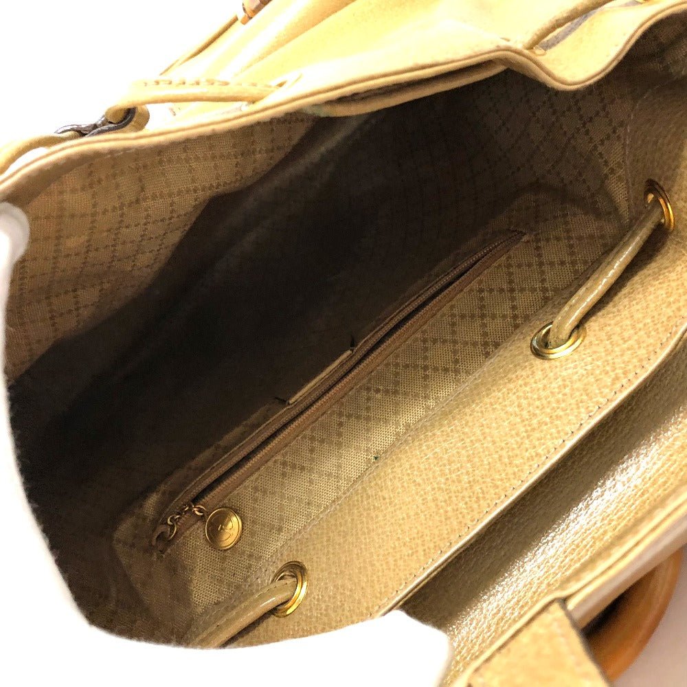 GUCCI Backpack leather Beige type backpack bag Bamboo