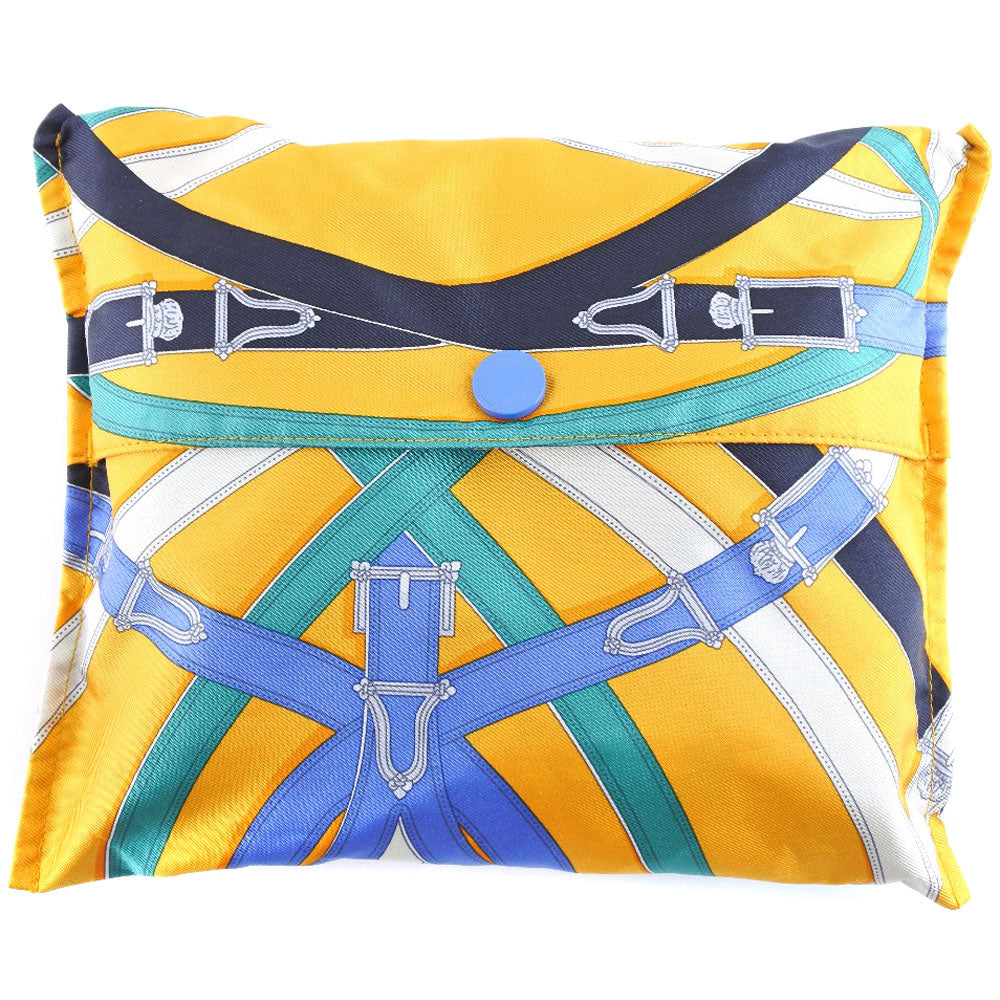 HERMES Backpack 071922CK Silk, Canvas yellow Air silk backpack unisex(Unisex) Used Authentic