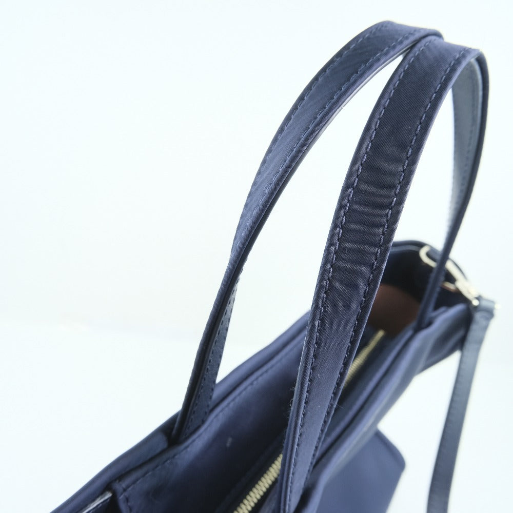 Kate Spade Handbag Nylon Navy 2WAYShoulder Women Used Authentic