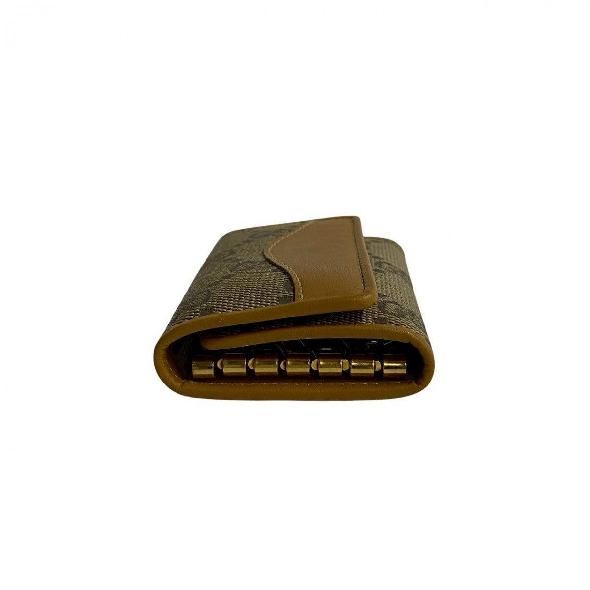 GUCCI Key case Key holder canvas Brown