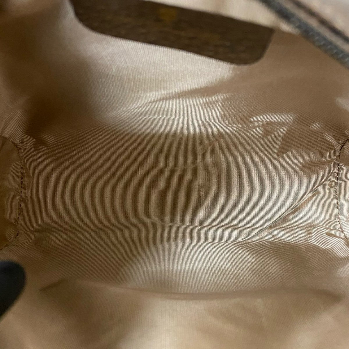GUCCI Shoulder Bag PVC Brown Sherry line
