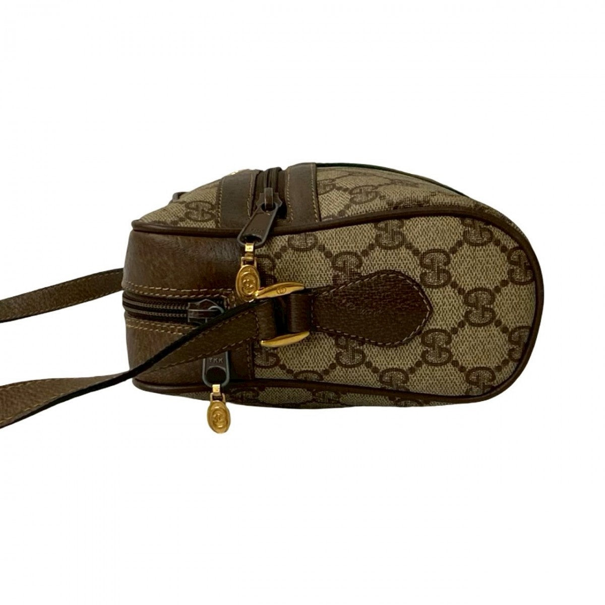 GUCCI Shoulder Bag PVC Brown Sherry line