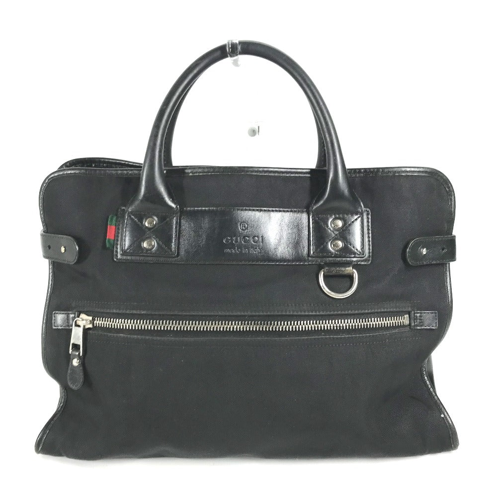GUCCI Business bag 246410 Nylon / leather black logo