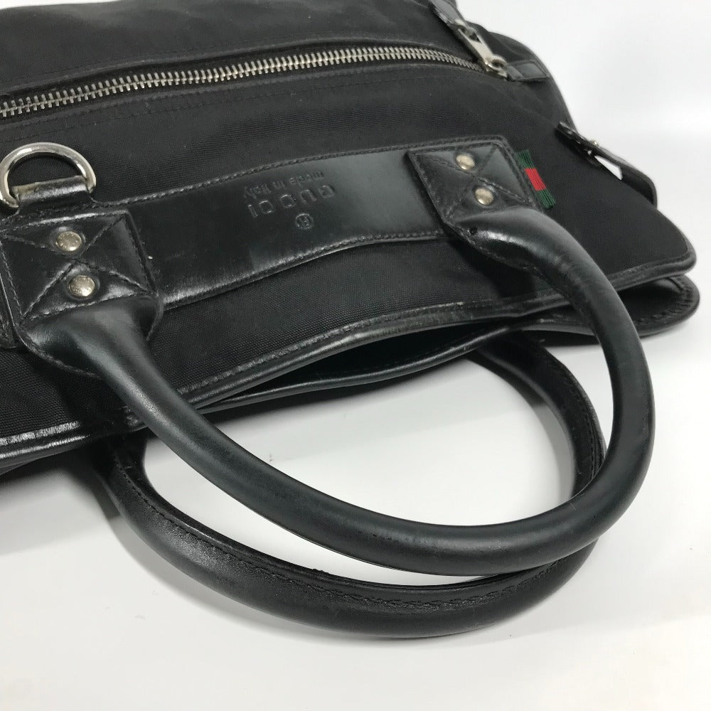 GUCCI Business bag 246410 Nylon / leather black logo
