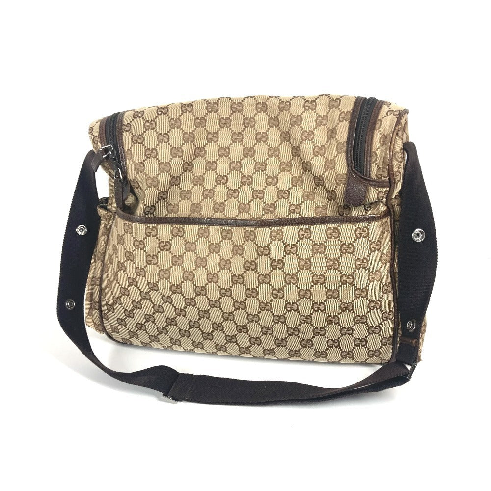 GUCCI Shoulder Bag 123326 GG canvas / leather beige GG Mother's Bag