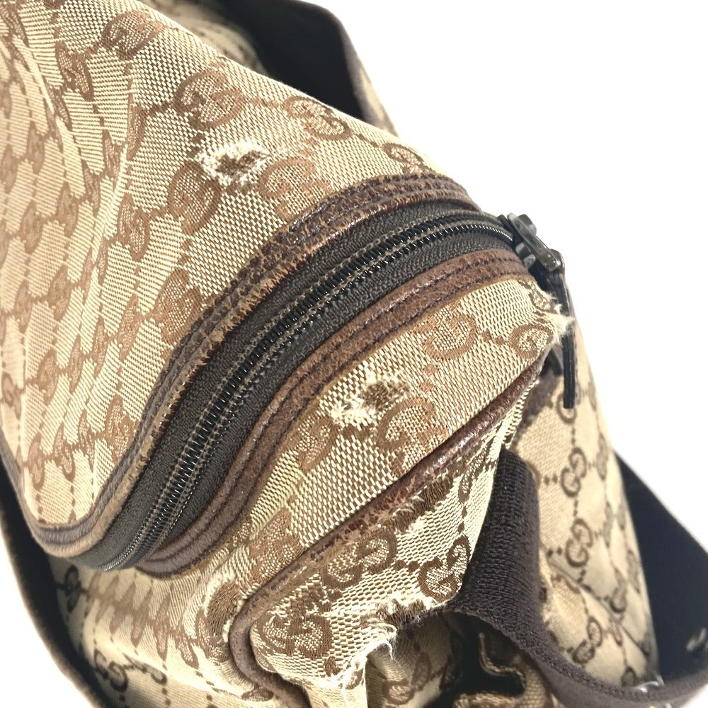 GUCCI Shoulder Bag 123326 GG canvas / leather beige GG Mother's Bag