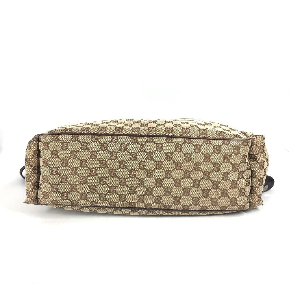 GUCCI Shoulder Bag 123326 GG canvas / leather beige GG Mother's Bag
