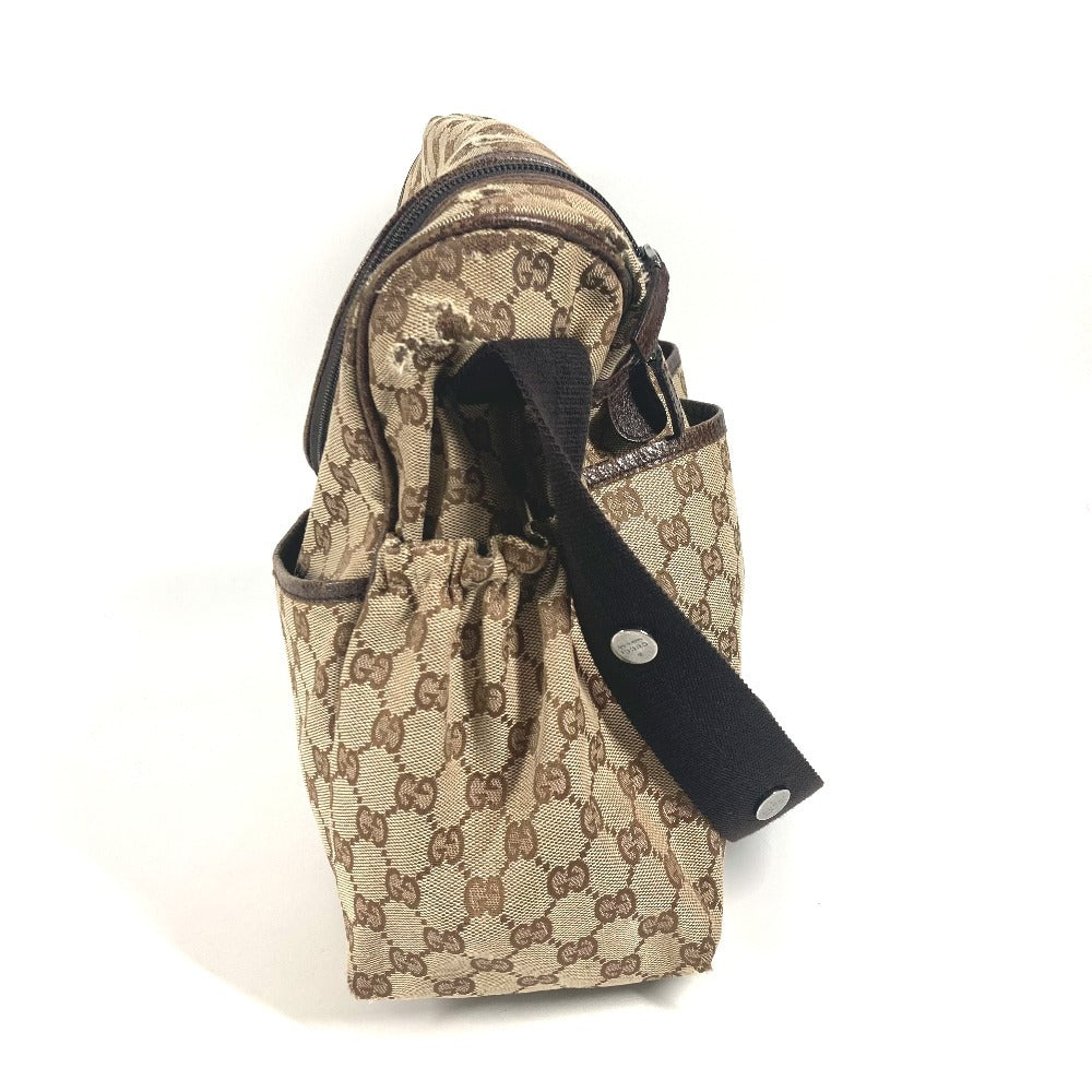 GUCCI Shoulder Bag 123326 GG canvas / leather beige GG Mother's Bag