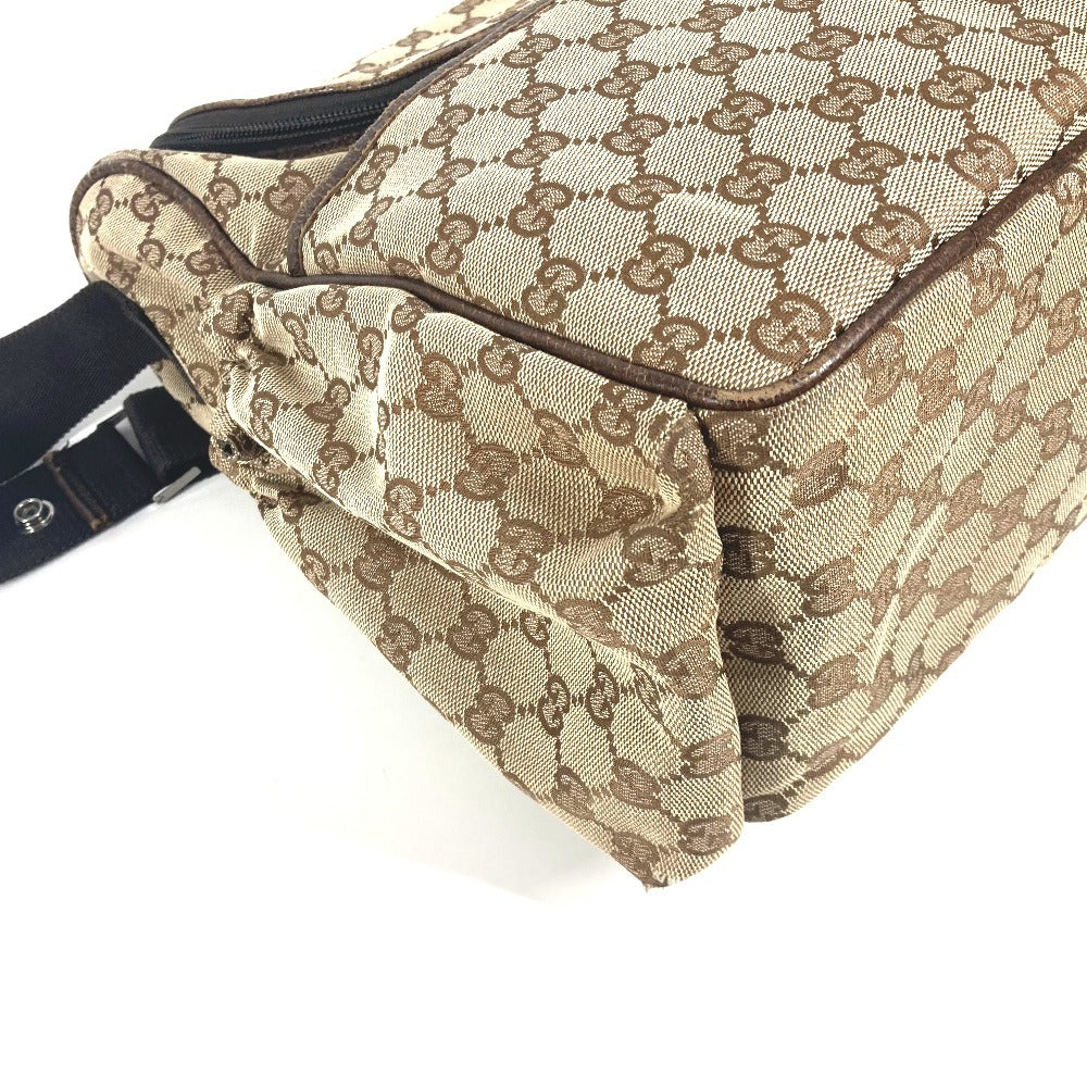 GUCCI Shoulder Bag 123326 GG canvas / leather beige GG Mother's Bag