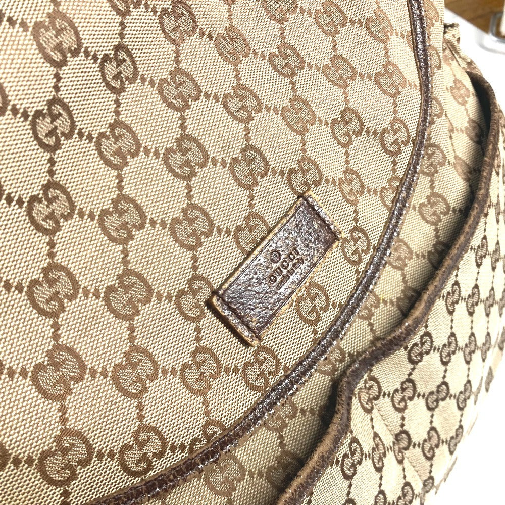 GUCCI Shoulder Bag 123326 GG canvas / leather beige GG Mother's Bag