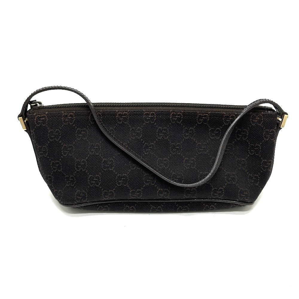 GUCCI Accessory pouch 257300 canvas Brown GG pattern