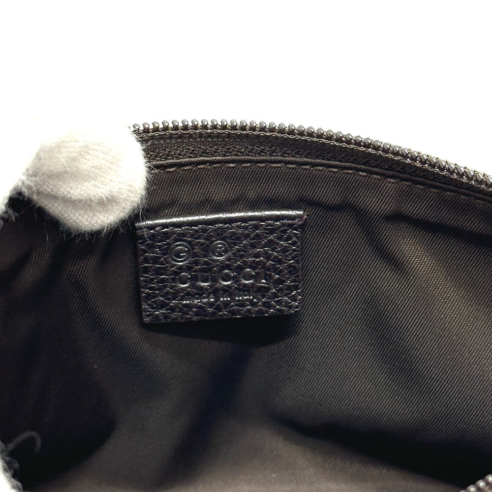 GUCCI Accessory pouch 257300 canvas Brown GG pattern