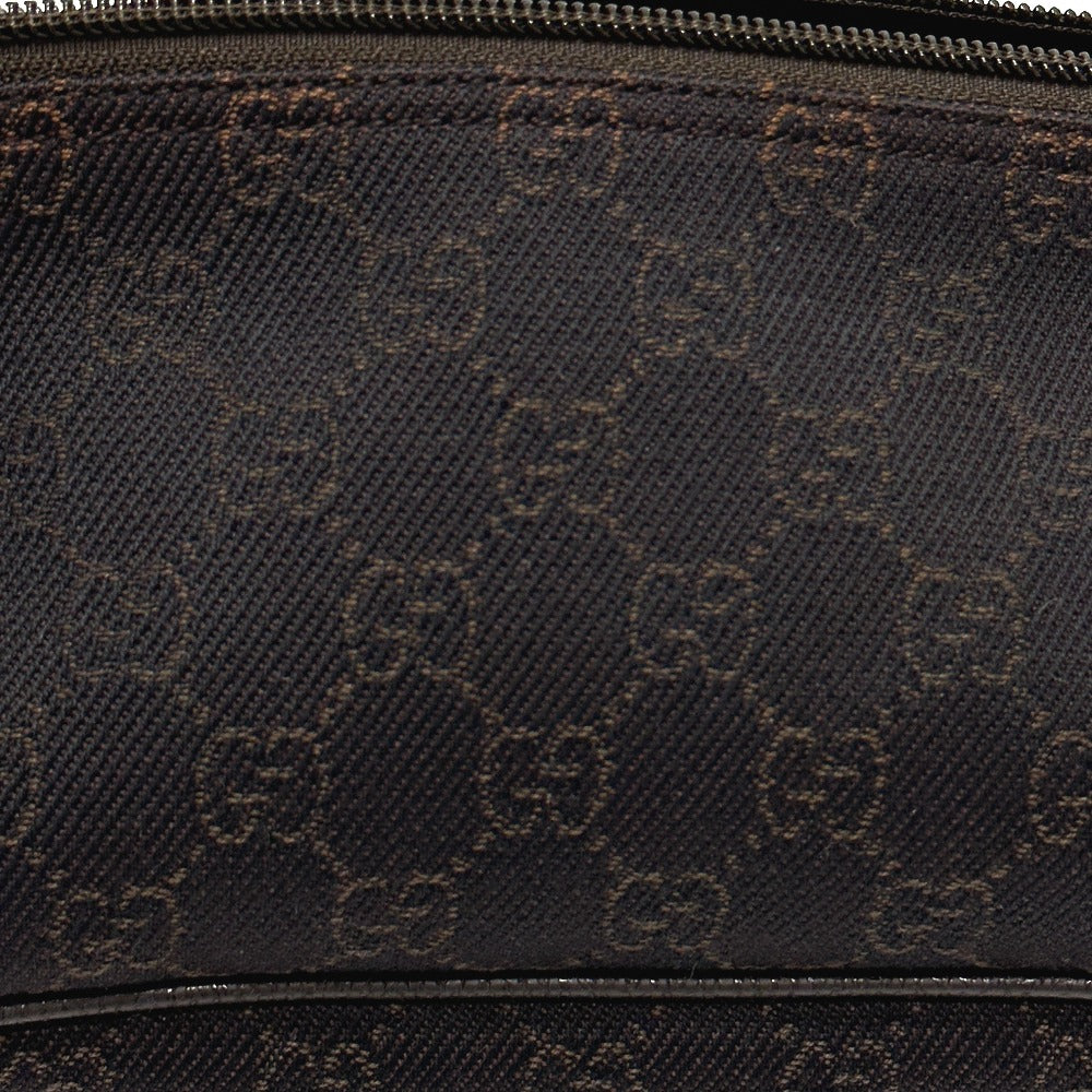 GUCCI Accessory pouch 257300 canvas Brown GG pattern