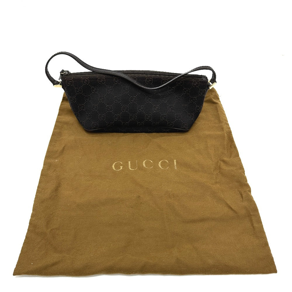 GUCCI Accessory pouch 257300 canvas Brown GG pattern