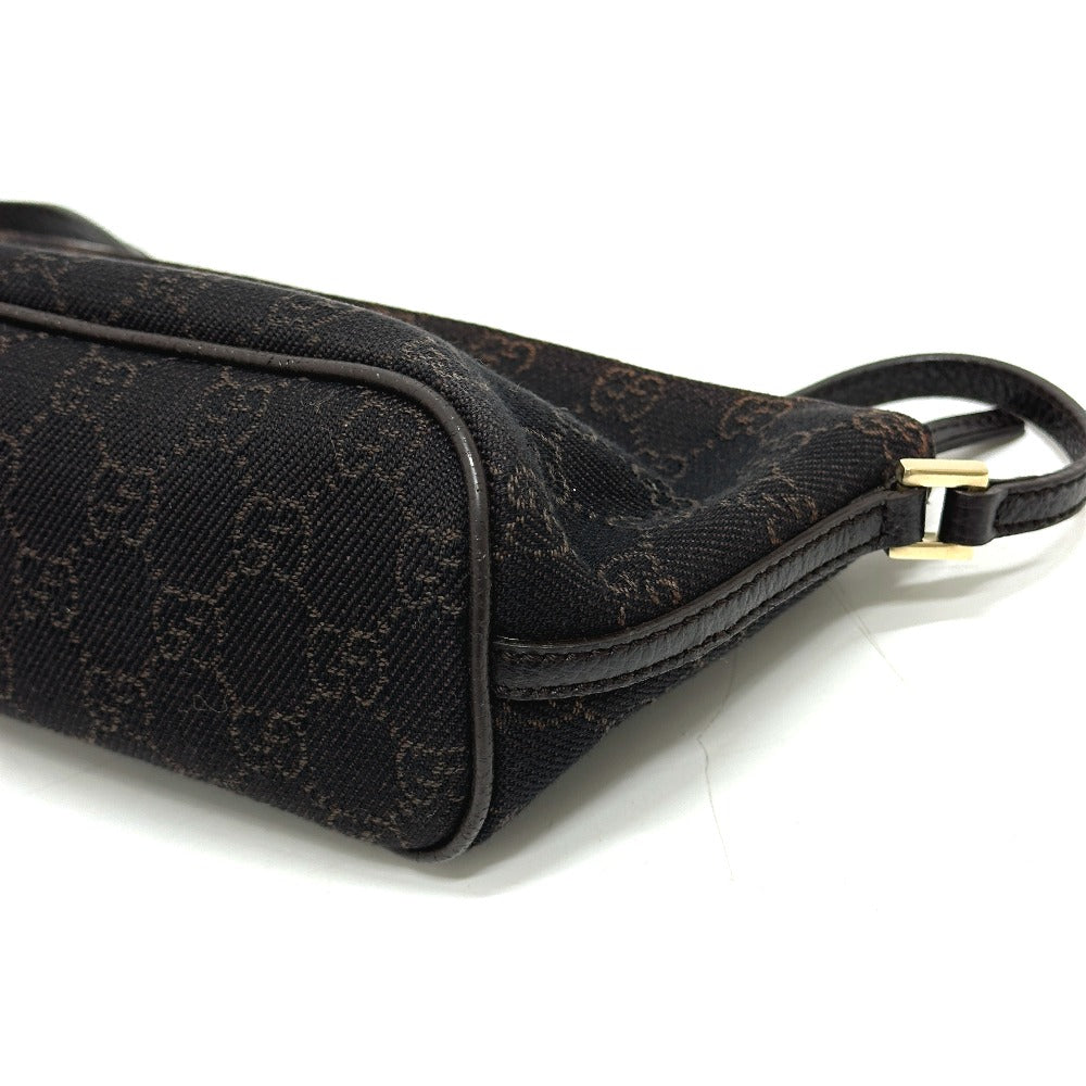 GUCCI Accessory pouch 257300 canvas Brown GG pattern