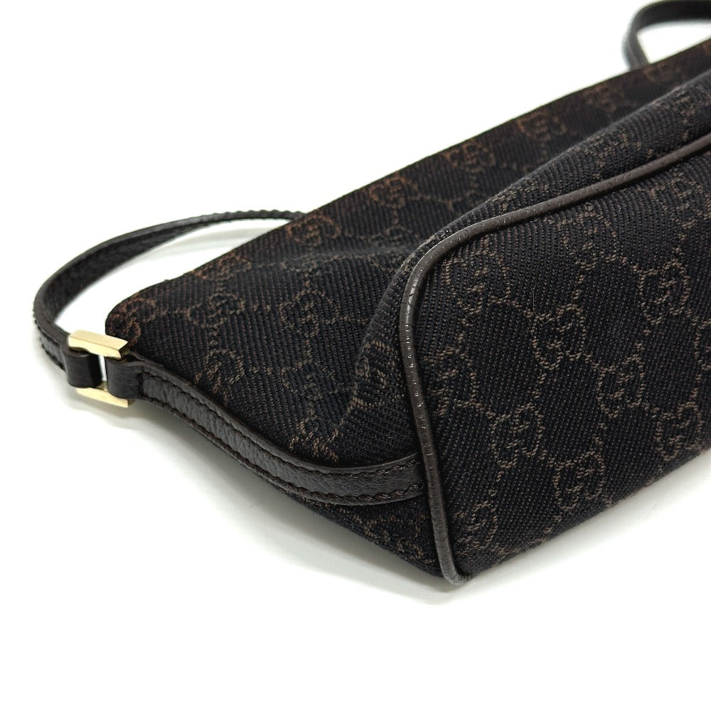 GUCCI Accessory pouch 257300 canvas Brown GG pattern