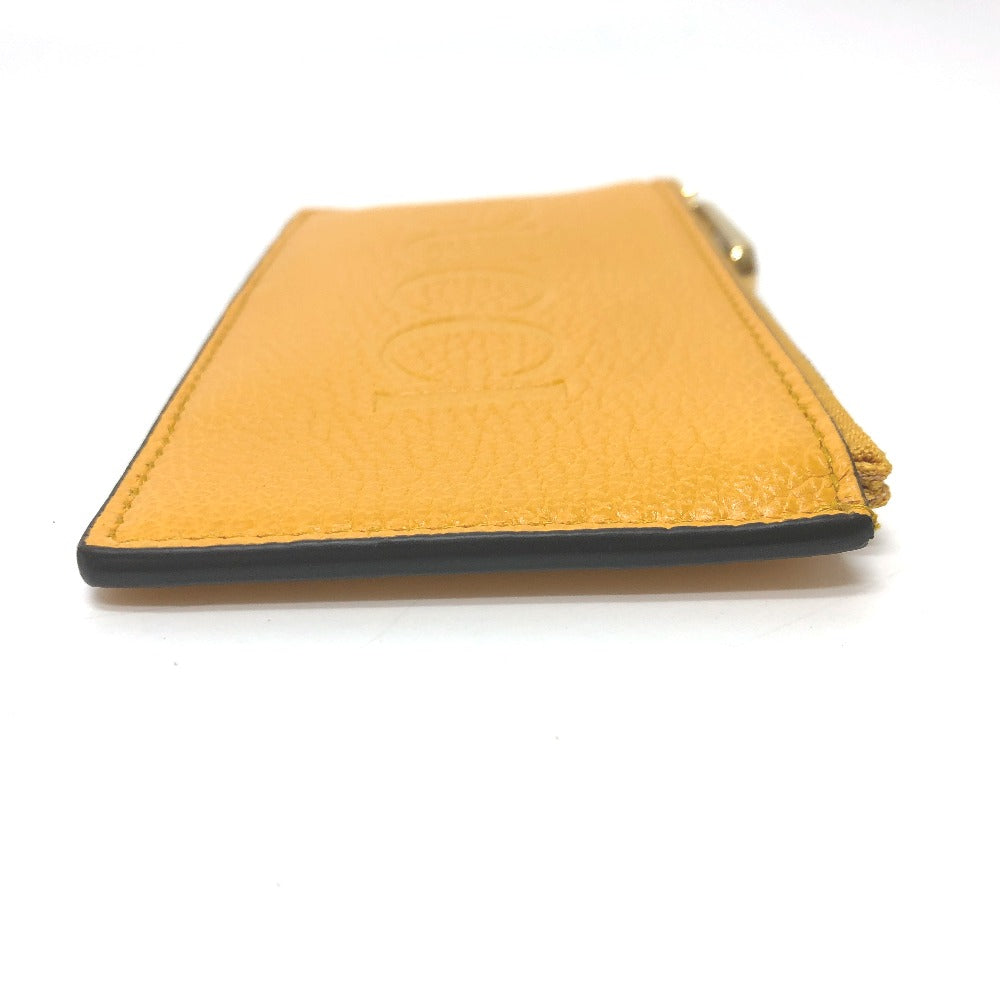 GUCCI Coin case 725550 leather yellow logo fragment case