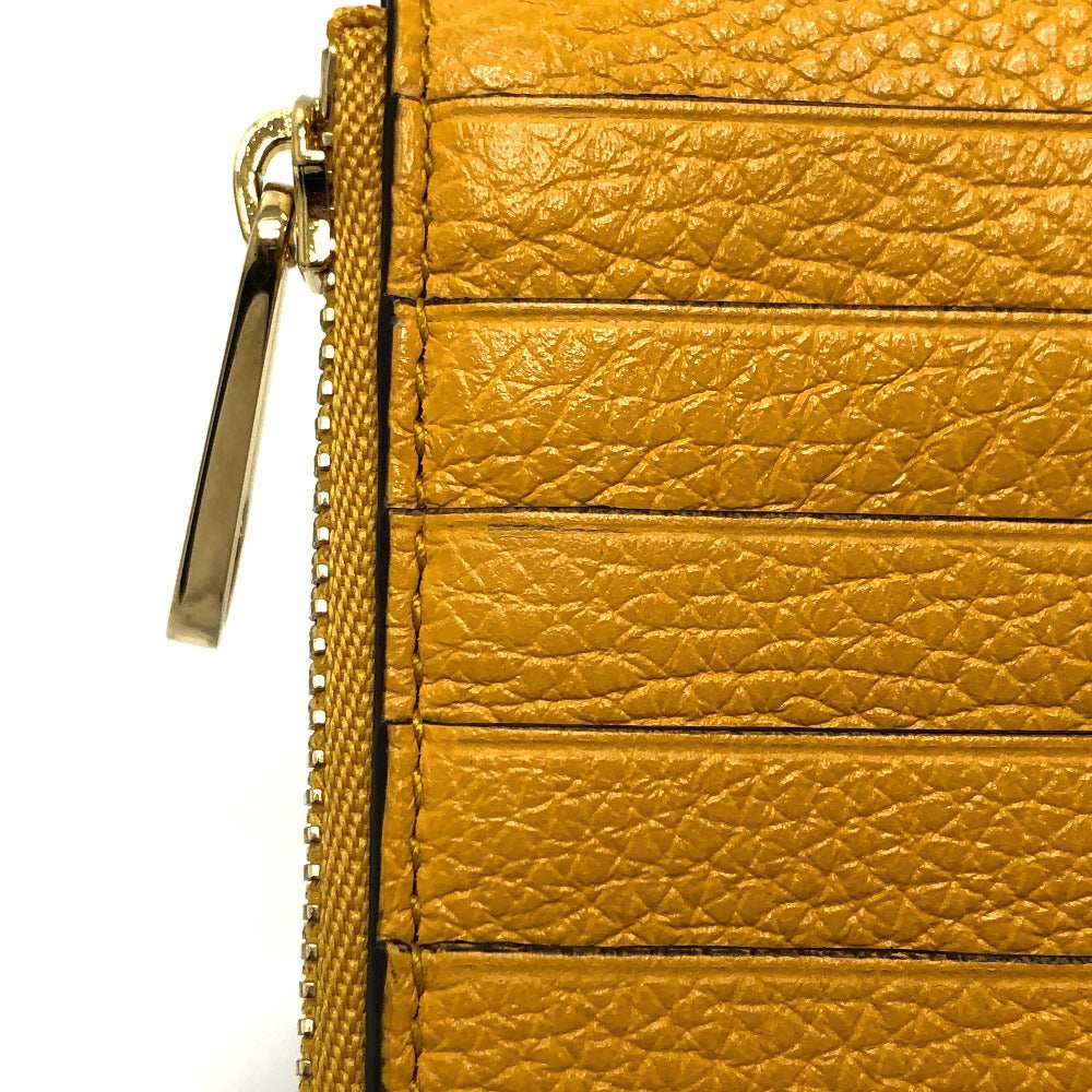 GUCCI Coin case 725550 leather yellow logo fragment case