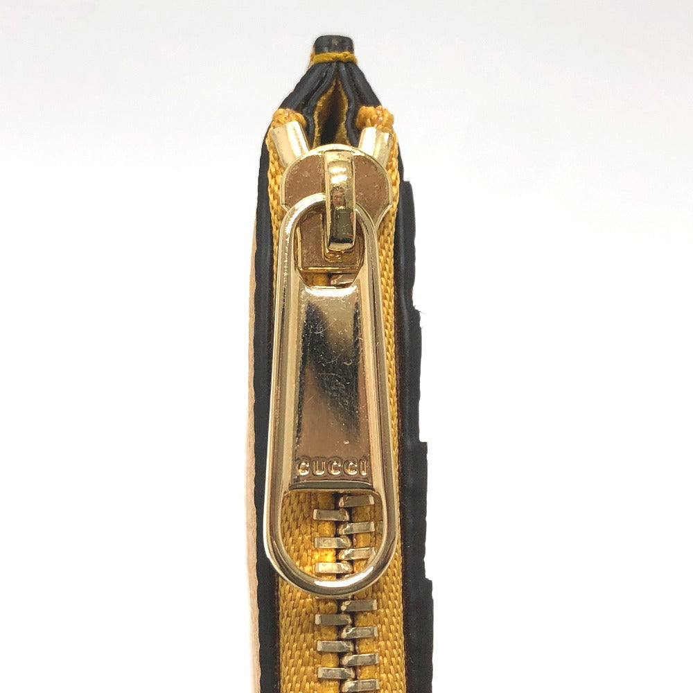GUCCI Coin case 725550 leather yellow logo fragment case