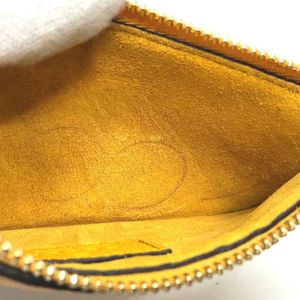 GUCCI Coin case 725550 leather yellow logo fragment case