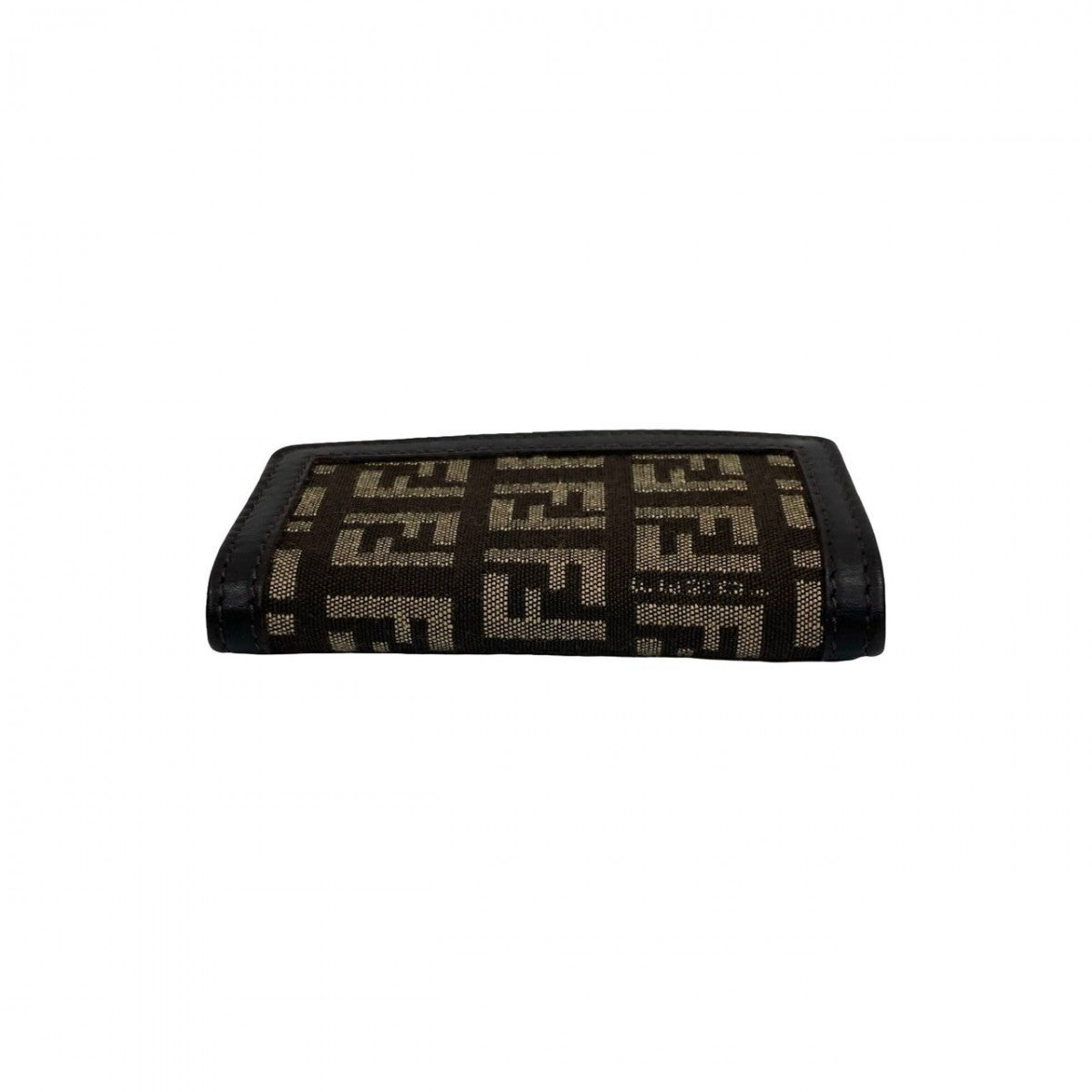 FENDI Key case Key holder leather Brown