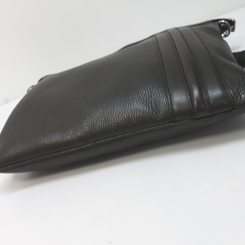 GUCCI Shoulder Bag 233329 leather Dark brown