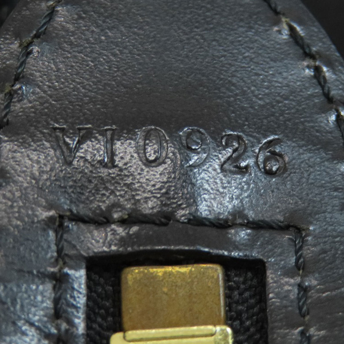 LOUIS VUITTON Tote Bag M52272 Epi black Saint Jacques PM Noir